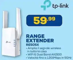 Euronics Tp-link range extender RE505X offerta