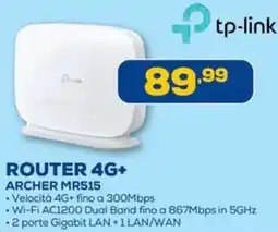 Euronics tp-link ROUTER 4G+ ARCHER MR515 offerta