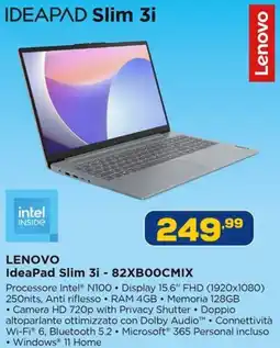 Euronics LENOVO IdeaPad Slim 3i - 82XB00CMIX offerta