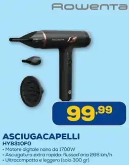 Euronics Rowenta ASCIUGACAPELLI HY8310F0 offerta