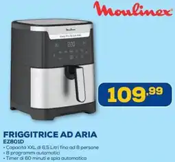 Euronics Moulinex FRIGGITRICE AD ARIA EZ801D offerta