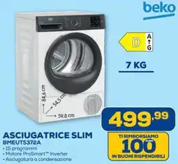 Euronics beko ASCIUGATRICE SLIM BMEUTS372A offerta