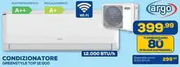 Euronics Argo CONDIZIONATORE GREENSTYLE TOP 12.000 offerta