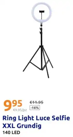 Action Ring Light Luce Selfie XXL Grundig offerta