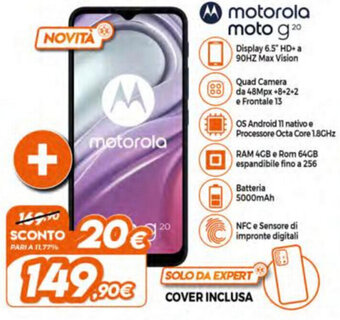 Expert Motorola moto g20 offerta