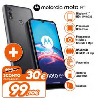 Expert Motorola moto e offerta