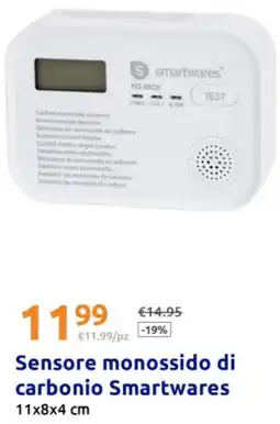 Action Sensore monossido di carbonio Smartwares offerta
