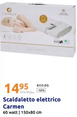 Action Scaldaletto elettrico Carmen offerta