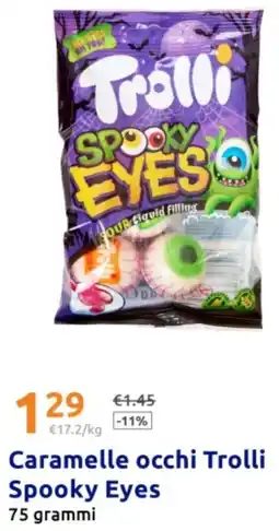 Action Caramelle occhi Trolli Spooky Eyes offerta