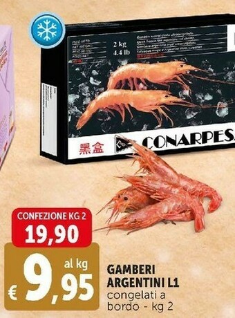 Deco Supermercati Gamberi argentini offerta