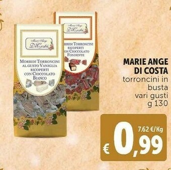 Deco Supermercati Marie ange di costa torroncini 130 g offerta