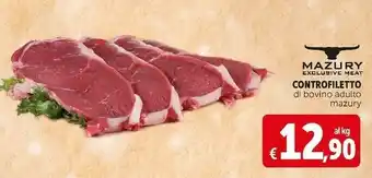 Deco Supermercati Mazury controfiletto di bovino adulto offerta