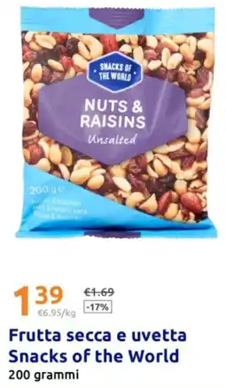 Action Frutta secca e uvetta Snacks of the World offerta
