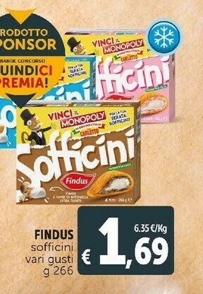Sofficini spinaci mozzarella 266 g(ml)
