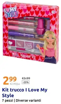 Action Kit trucco I Love My Style offerta