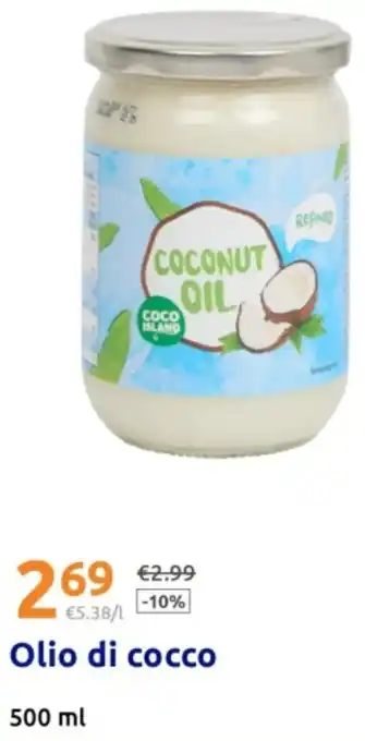 Action Olio di cocco offerta