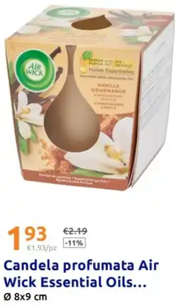 Action Candela profumata Air Wick Essential Oils offerta