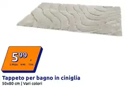Action Tappeto per bagno in ciniglia offerta