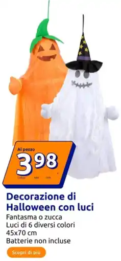 Action Decorazione di Halloween con luci offerta