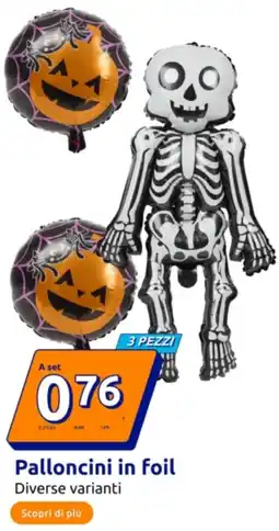 Action Palloncini in foil offerta
