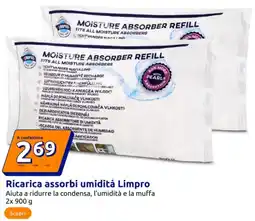 Action Ricarica assorbi umidità Limpro offerta