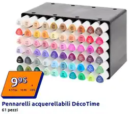 Action Pennarelli acquerellabili Déco Time offerta