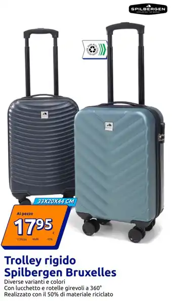 Action Trolley rigido Spilbergen Bruxelles offerta