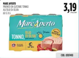 Carico Cash & Carry Mare aperto pronto da gustare tonno all'olio di oliva offerta