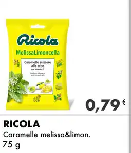 Iper Tosano RICOLA Caramelle melissa&limon offerta