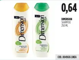 Carico Cash & Carry Dimension shampoo offerta