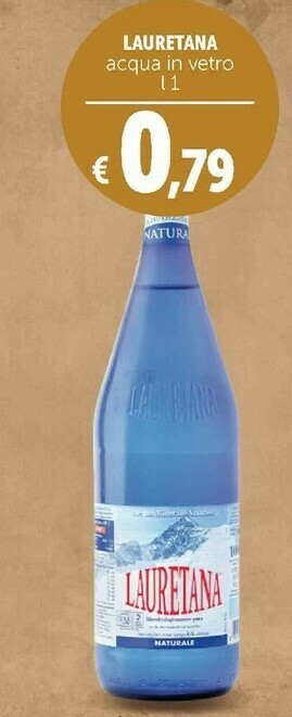 Deco Supermercati Acqua minerale naturale 1000 g(ml) offerta