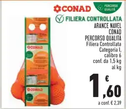 Conad Arance Navel Conad offerta