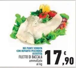 Conad Filetto di Baccalà offerta