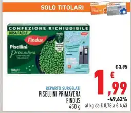 Conad Pisellini Primavera Findus offerta