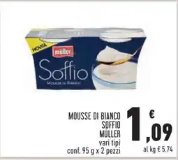 Conad Mousse di Bianco Soffio Müller offerta