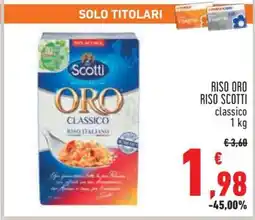 Conad RISO ORO RISO SCOTTI offerta