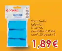 Conad SACCHETTI IGIENICI CONAD offerta