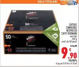 Conad CAPSULE COMPATIBILI NESPRESSO CAFFÈ VERGNANO offerta
