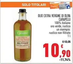 Conad Olio Extra Vergine di Oliva Carapelli offerta
