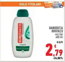 Conad Bagnodoccia Borotalco offerta