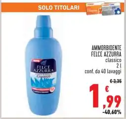 Conad AMMORBIDENTE FELCE AZZURRA classico offerta