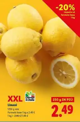 Lidl Limoni offerta