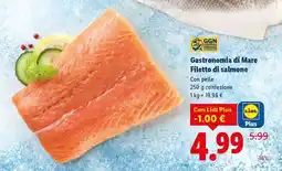 Lidl Gastronomia di Mare Filetto di salmone offerta