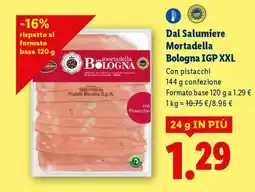 Lidl Dal Salumiere Mortadella Bologna IGP XXL offerta
