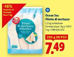 Lidl Ocean Sea Filetto di merluzzo offerta