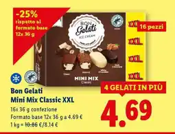Lidl Bon Gelati Mini Mix Classic XXL offerta