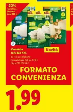 Lidl Vemondo Tofu Bio XXL offerta