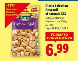 Lidl Alesto Selection Anacardi al naturale XXL offerta