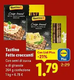 Lidl Tastino Fette croccanti offerta