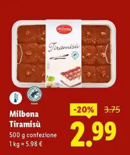 Lidl Milbona Tiramisù offerta